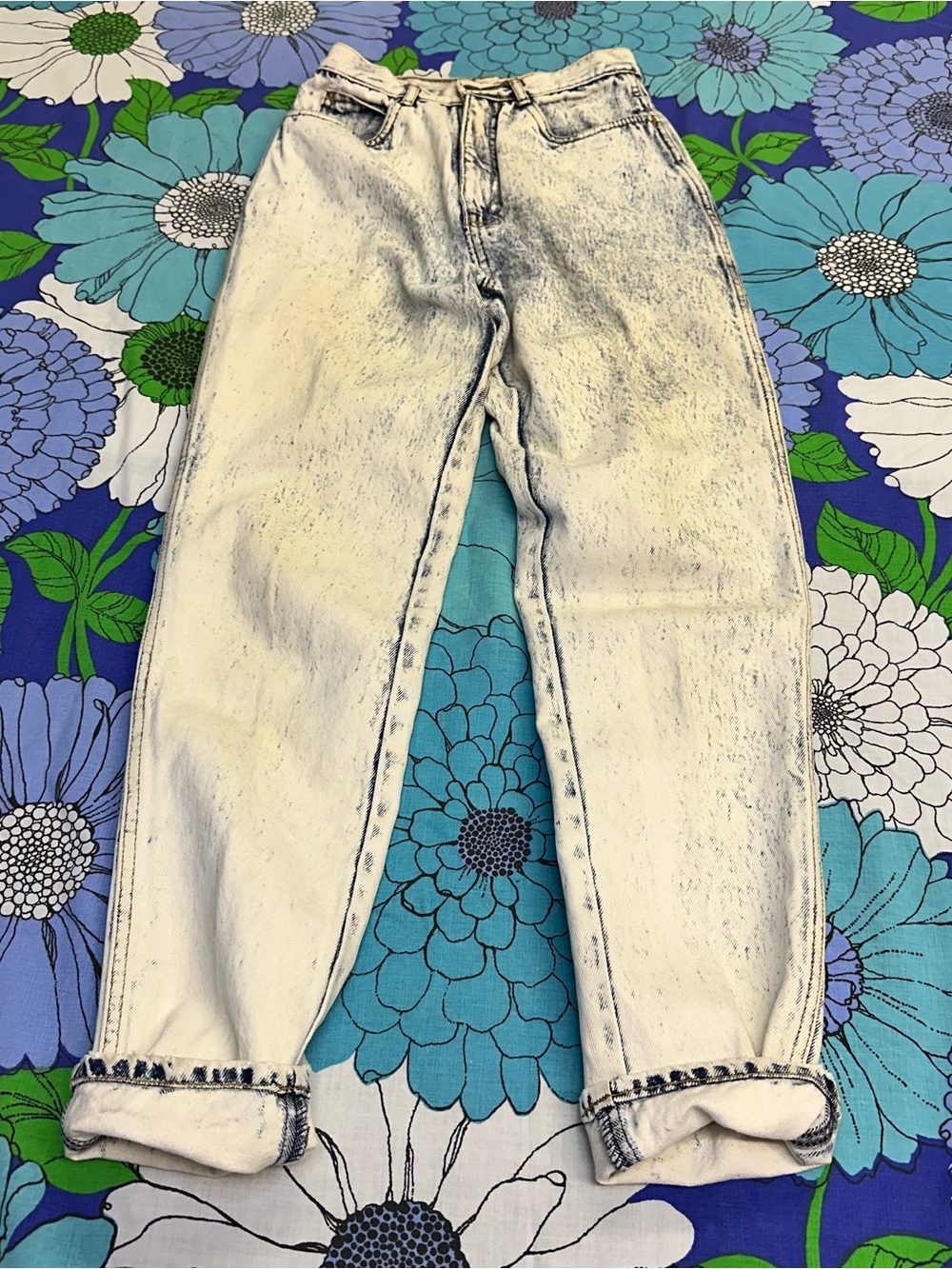 Vintage 80s/90s Rio by Gloria Vanderbilt Acid Wash High Waist Mom Jeans